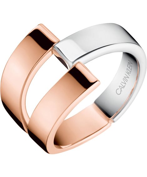 Oiritaly Ring Woman Calvin Klein KJ8JPR200107 14 Truly Steel